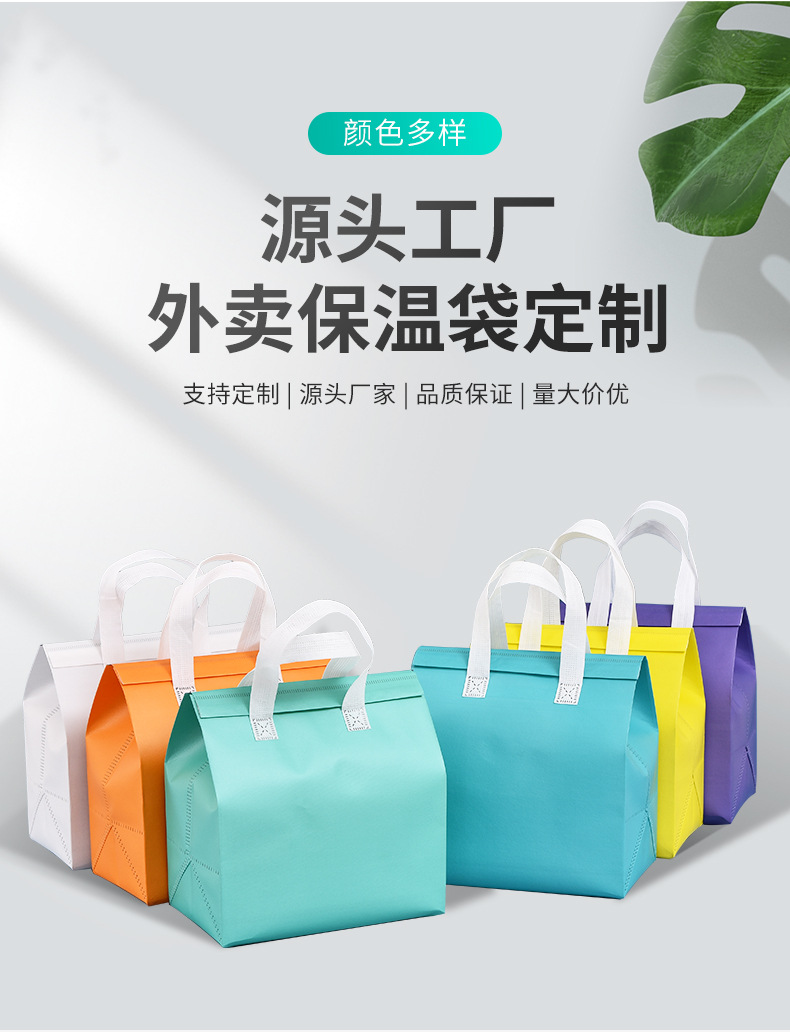 安徽省无纺布保温袋外卖袋